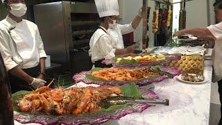 $23.00 ALL YOU CAN EAT Dinner Buffet at Tonle Bassac II in Phnom Penh  CAMBODIA