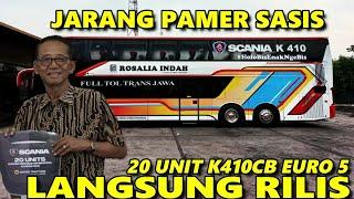 ROSIN ENGGAK ADA MATINYA 20 UNIT K410CB TERUS DI KEBUT DEMI LEBARAN  ROSIN TERUS RILIS BUS TINGKAT