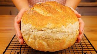 My grandfather was right. Bread in 5 minutes That is possible Baking bread. German recipe