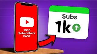 Do THIS to Get 1000 Subscribers FASTER no uploading