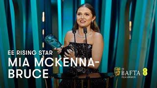 Mia McKenna-Bruce is this years EE Rising Star  EE BAFTA Film Awards 2024