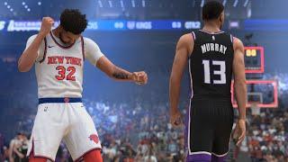 NBA SACRAMENTO KINGS vs  NEW YORK KNICKS  NBA 2K25 GAMEPLAY PS5