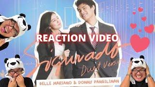 Sigurado - Belle Mariano & Donny Pangilinan Lyrics  Duet Version REACTION VIDEO