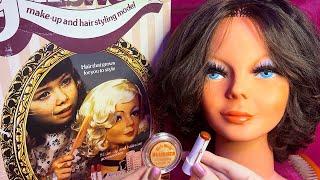 ASMR Vintage Makeup on 1970s Mannequin Whispered