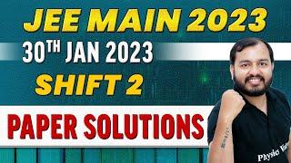 JEE MAIN 2023 Paper Discussion Attempt 1  30th Jan - Shift 2