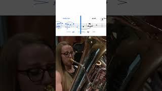 She is the Best Tuba Ive Ever Heard  Carol Jantsch performs Amaia concerto for tuba and windband