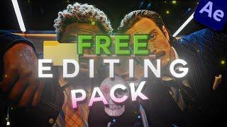 FREE Editing Pack  After Effects  -text shake .twitch turbulent displace -