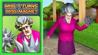 Scary Teacher 3D  miss T Turn Miss Magnet Walkthrough iOS Android