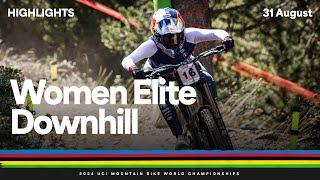 Women Elite Downhill Highlights  2024 UCI Mountain Bike World Championships