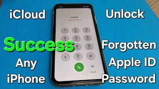 iCloud Unlock with Forgotten Apple ID and Password Any iPhone 678X1112131415 Any iOS️