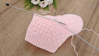 Kolay ve Güzel Yelek Şal Bebek Battaniyesi İçin Örgü Modeli #knitting