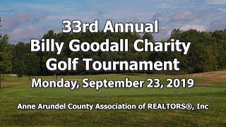 33rd Annual Billy Goodall Golf Tournament 2019  Tee Off For Charity