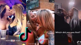 wlwlesbians  TIKTOK HOT COMPILATION  GIRLS KISSING #2