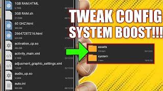 config System Tweak - boost performa android smooth gaming no root