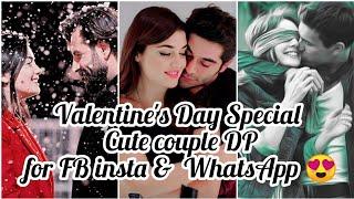 Couple DP Cute Couple DP for Valentines Day DP for FB  & WhatsApp  Valentines Day Special