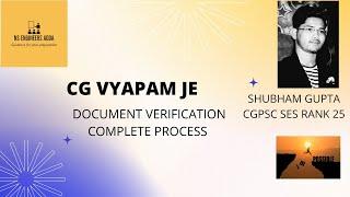 CG VYAPAM JE DOCUMENT VERIFICATION PROCESS