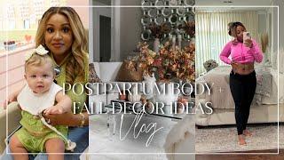 Vlog  Fall Decor Ideas 2024 Baby’s Ears Pierced + Sharing My Postpartum Body