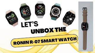 Ronin R 07 Smart Watch Unboxing & Review  3D Curved Amoled Display Watch@RoninLifestyleGadgets