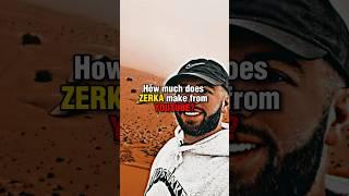 Zerka MAKES HOW MUCH FROM YOUTUBE#zerkaa #money #youtube #sidemen