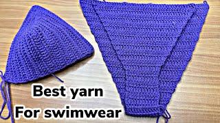 Best Crochet yarn for swimwear  bikinis