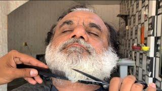 Rough White Beard TRIM  of Better Look  ASMR