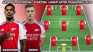 ARSENAL Potential Starting lineup with transfers  Confirmed transfers summer 2024