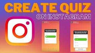 Instagram tips how to create quiz on Instagram @instagram