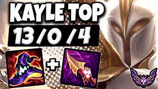 Kayle vs Yone TOP  Perfect KDA  Korea Master Patch 14.12 