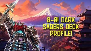 8-0 X-Saber Dark Saber Deck Profile  Edison Format