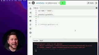 How to fix Uncaught ReferenceError x is not defined in JavaScript - Ep 04