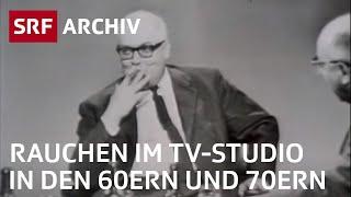 Rauchen als Selbstverständlichkeit im TV  Fernsehen früher  SRF Archiv