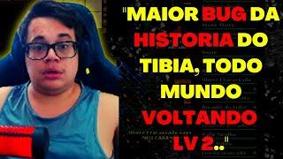 Tibia O MAIOR BUG DA HISTORIA DO TIBIA TODO MUNDO VOLTANDO LV 2 #financeirandoplay