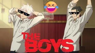 Jujutsu Kaisen Funny Moments In Hindi  Gojo Thug Life Moment  The Boys Meme #gojo #jjk #trending