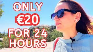 What I eat for LESS THAN 20€ in Greece in 24 hours