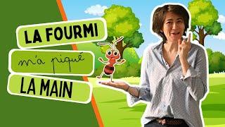 La fourmi ma piqué la main  Comptines et chansons Les Mômeries