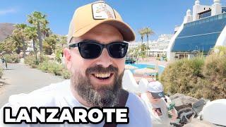 Our First Day in Lanzarote H10 Timanfaya Palace Room Tour & Exploring Playa Blanca