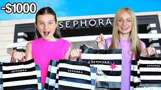 I BOUGHT My DAUGHTERs DREAM SEPHORA ORDERS *no budget*   Family Fizz