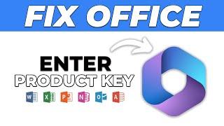 How to solve Enter your product key MS Office problem