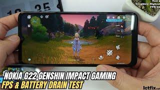 Nokia G22 Genshin Impact Gaming test  Unisoc T606 90Hz Display