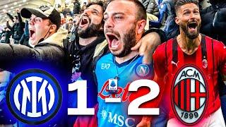 INTER 1-2 MILAN  LIVE REACTION SAN SIRO HD