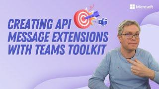 Creating API message extensions with Teams Toolkit