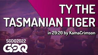 Ty The Tasmanian Tiger by KamaCrimson in 2920 - Summer Games Done Quick 2022