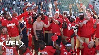 USFL Conference Championship Trophy Ceremony  United Football League