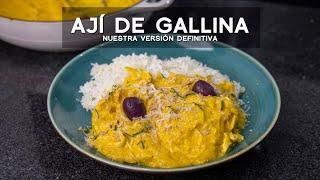 COMO PREPARAR AJÍ DE GALLINA POLLO FÁCIL Y RÁPIDO  COMIDA PERUANA  ACOMER.PE