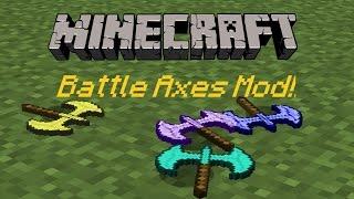 Minecraft 1.11.2  Battle Axes Mod Review