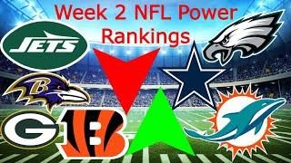 My NFL Week 2 Power Rankings