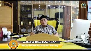 Testimoni  Ketua DPRD Kabupaten Serang