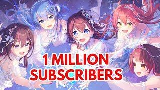 All Hololive Gen 0 Members Finally Reached 1 Million Subs