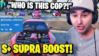 Summit1g CALLS OUT Cops after RAMMING on Supra S+ Boost  GTA 5 NoPixel RP