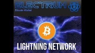 Using the Electrum wallet to access the Bitcoin Lightning Network first time setup and overview
